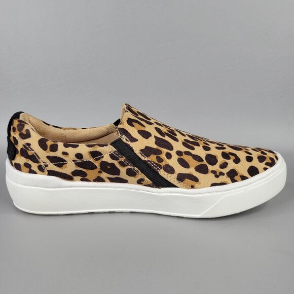 Dr. Scholl's Womens Do It Right Slip-On Sneakers Animal Print Brown Tan Size 6M - Picture 4 of 12